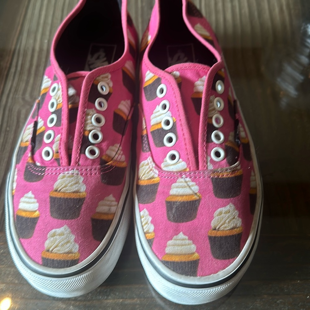 Vans Authentic “Late Night Pink Cupcake” Sneakers- SZ M 7.5 w9